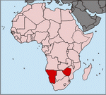 Distribution of C. sanderi STRAND, 1906