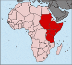 Distribution of P. chordatus (GERSTÄCKER, 1873)