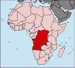 Distribution of P. simoni BERLAND, 1917