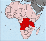 Distribution of P. vorax POCOCK, 1897