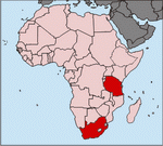 Distribution of Trichognathella schoenlandi (POCOCK, 1900)